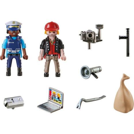 Playmobil City Action Starter Pack Αστυνομικό Τμήμα 70498